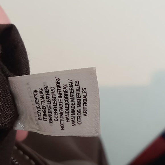 Sears- All Leather Shoulder Bag -Y2K/Bohemian/Minimalist- Brown - Picture 10 of 15